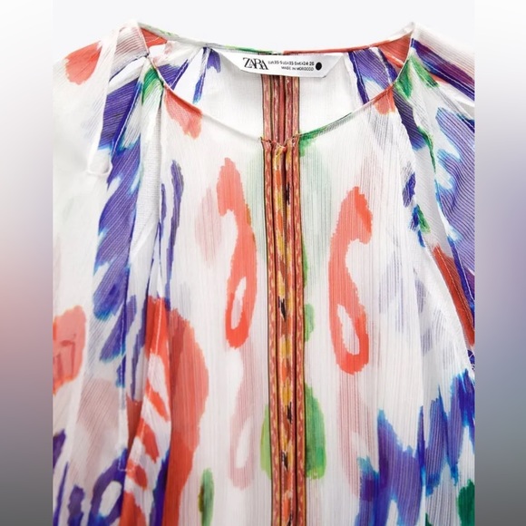 Zara Beaded Sheer Kaftan - Picture 3 of 6